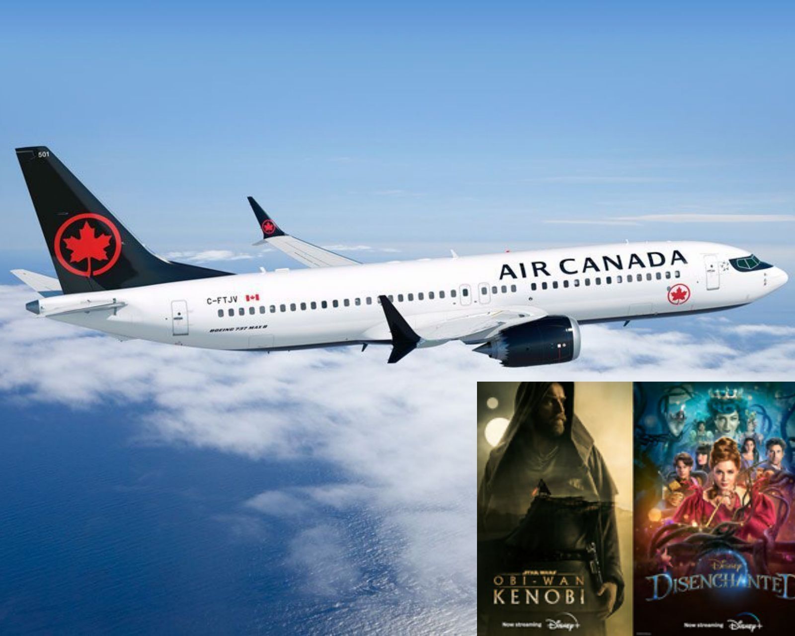 Air Canada Streams Disney plus