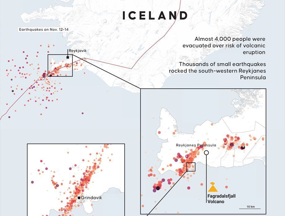 Iceland Earthquake volcanic activity