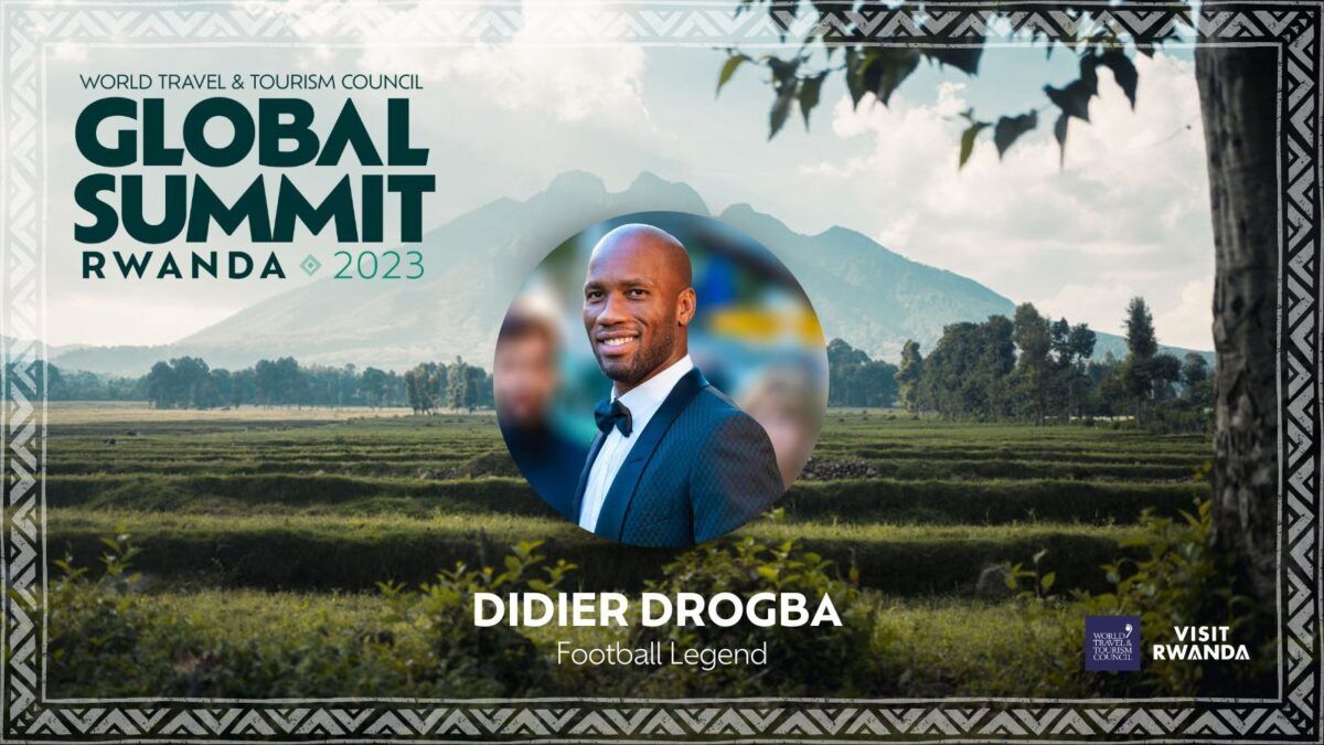 Didier Drogba to Speak at WTTC's 23rd Global Summit in Rwanda