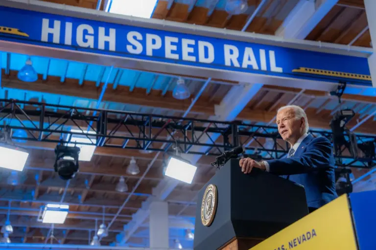 U.S. President Biden Announces Billions to Deliver World-Class High-Speed Rail in US
