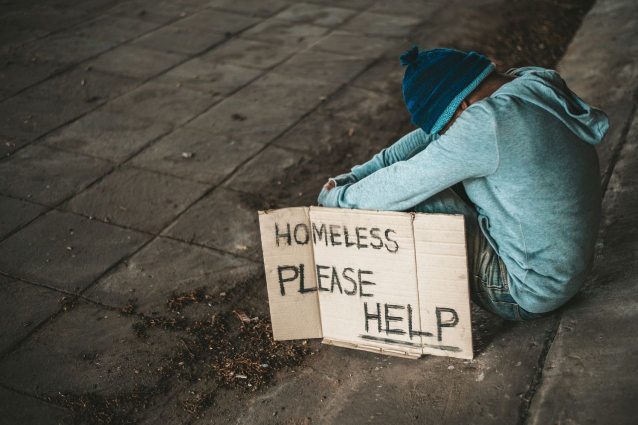 homeless needs help