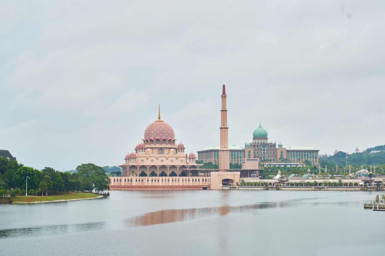 Putrajaya's famous mosque
