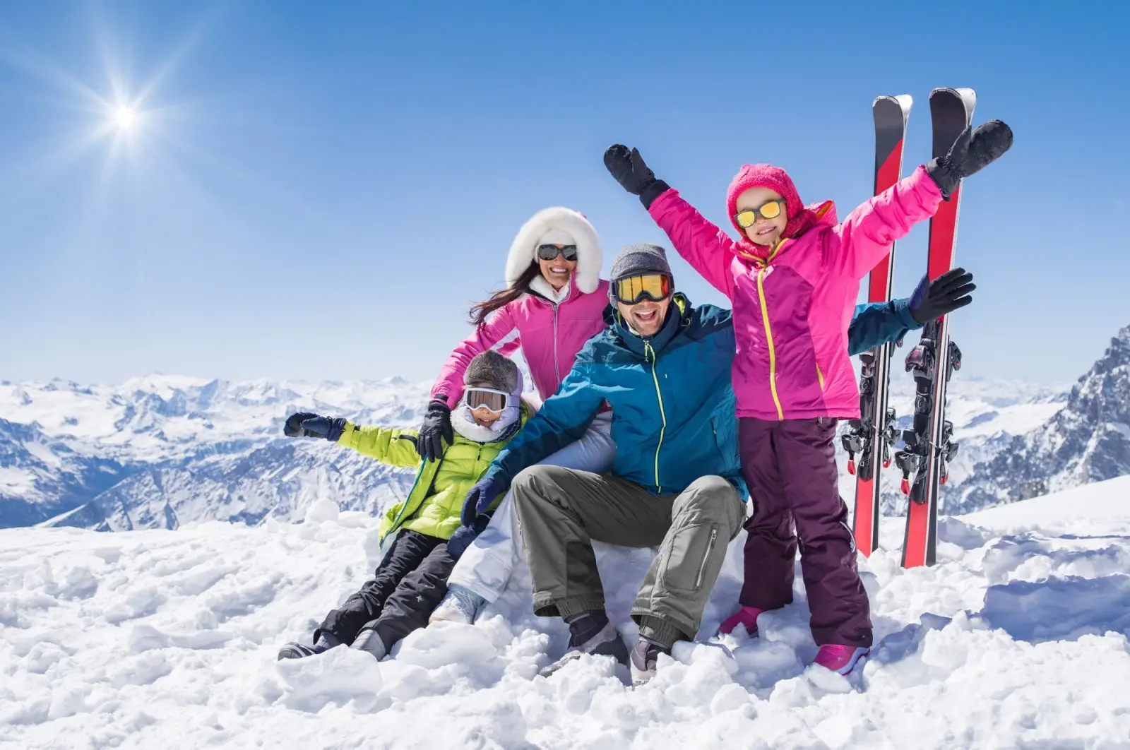 ski holiday for couples and families