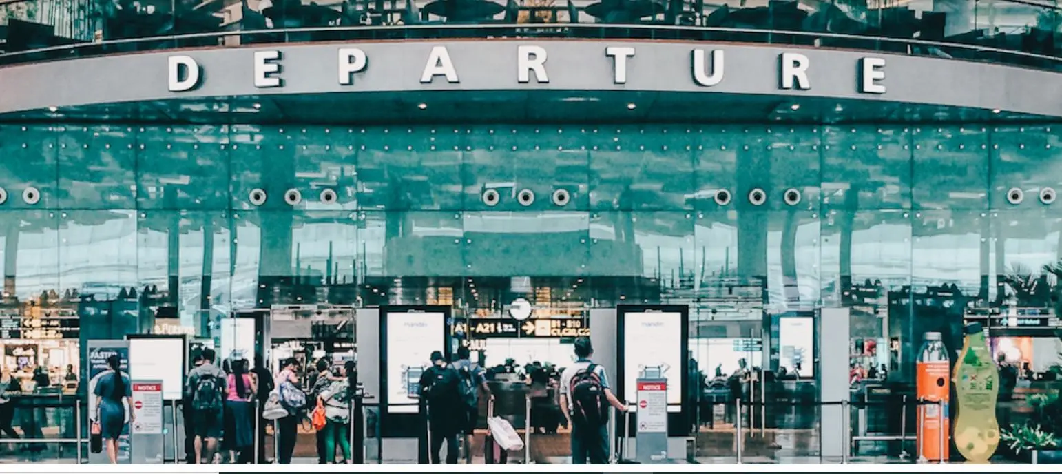 Singapore's Changi Airport departures