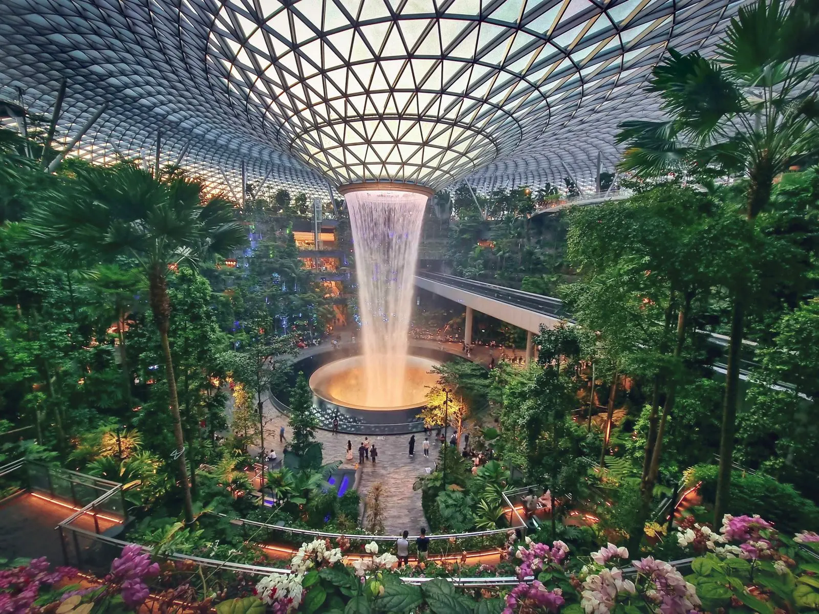 Changi Airport Jewel Waterfall