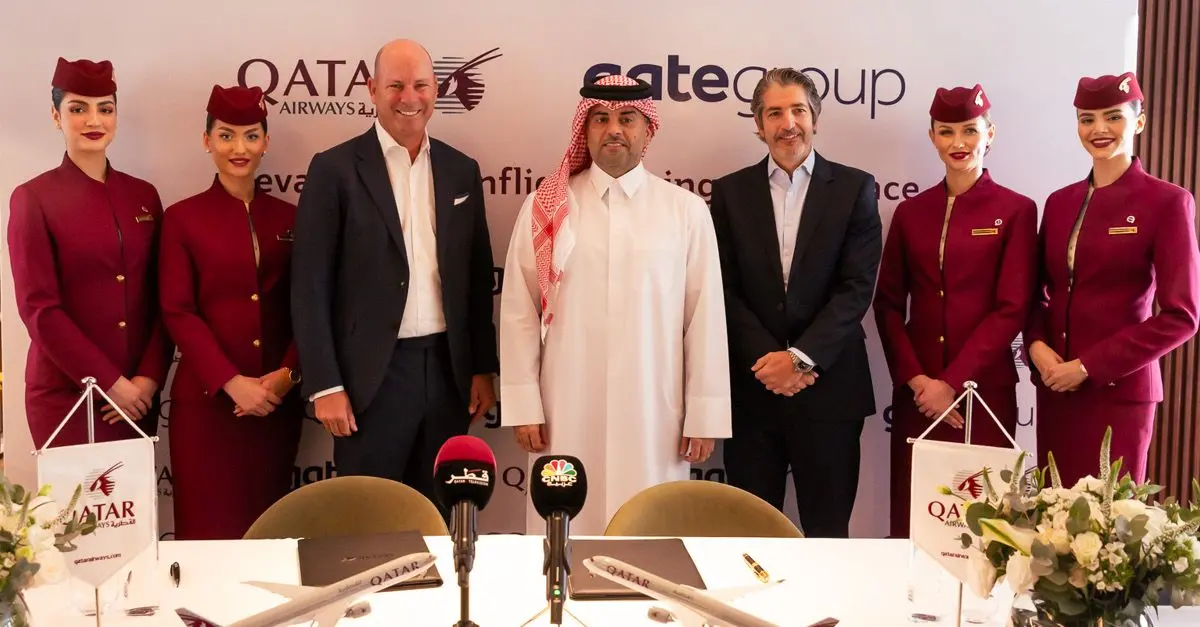 Qatar Airways gategroup partnership for inflight dining
