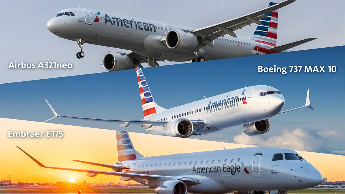 American Airlines Expands Fleet with 260 New Airbus, Boeing, Embraer