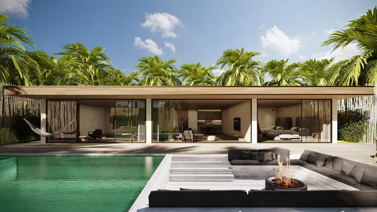 Anantara Zanzibar Resort Two bedroom villa rendering