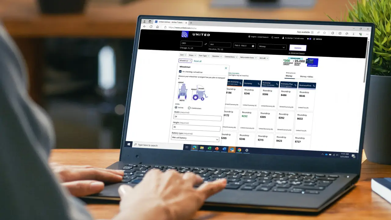 Wheelchair Accessibility: United's New Digital Booking Tool