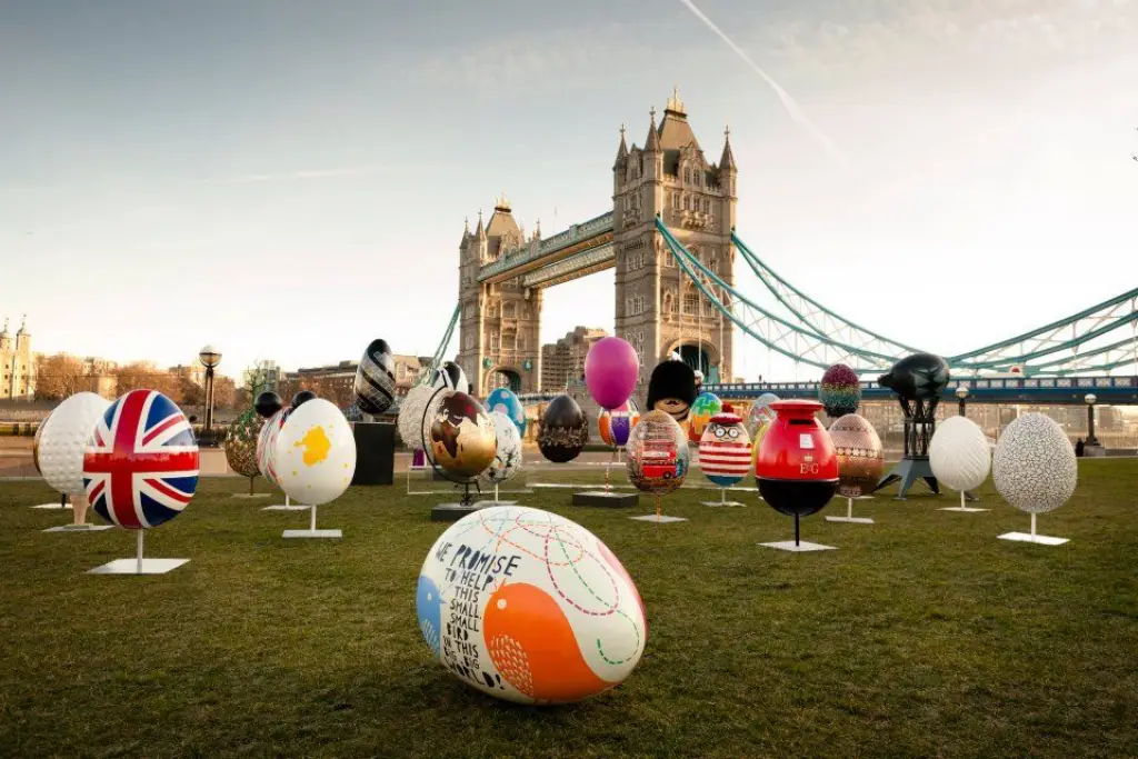 11 Million Brits Plan Domestic Holidays This Easter, Easter 2024 Activities 2 Easter egg london bridge