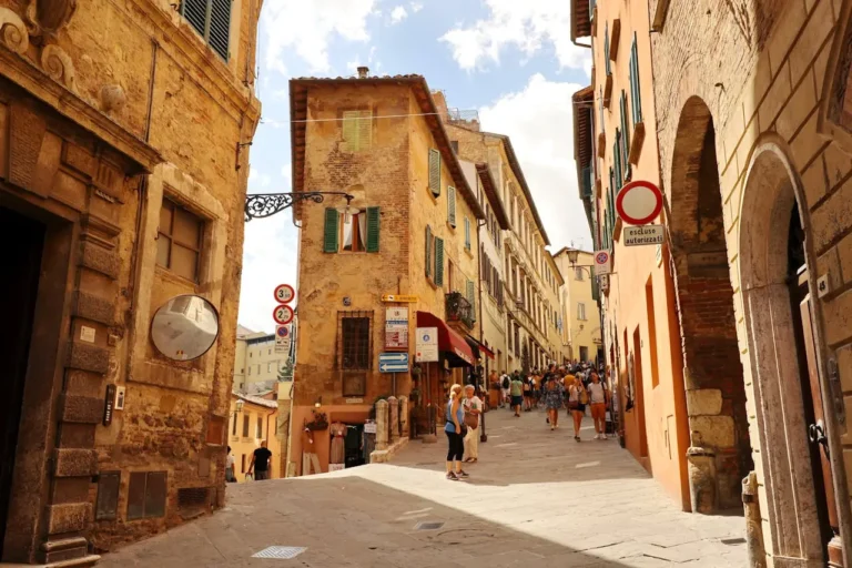 Traveling in Tuscany in a sunny day