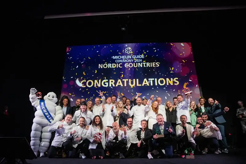 Winners at MICHELIN Guide Nordic Countries Ceremony 2024