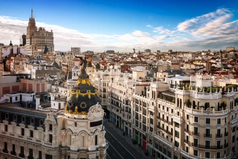 Hotel Openings 123 Madrid city skyline