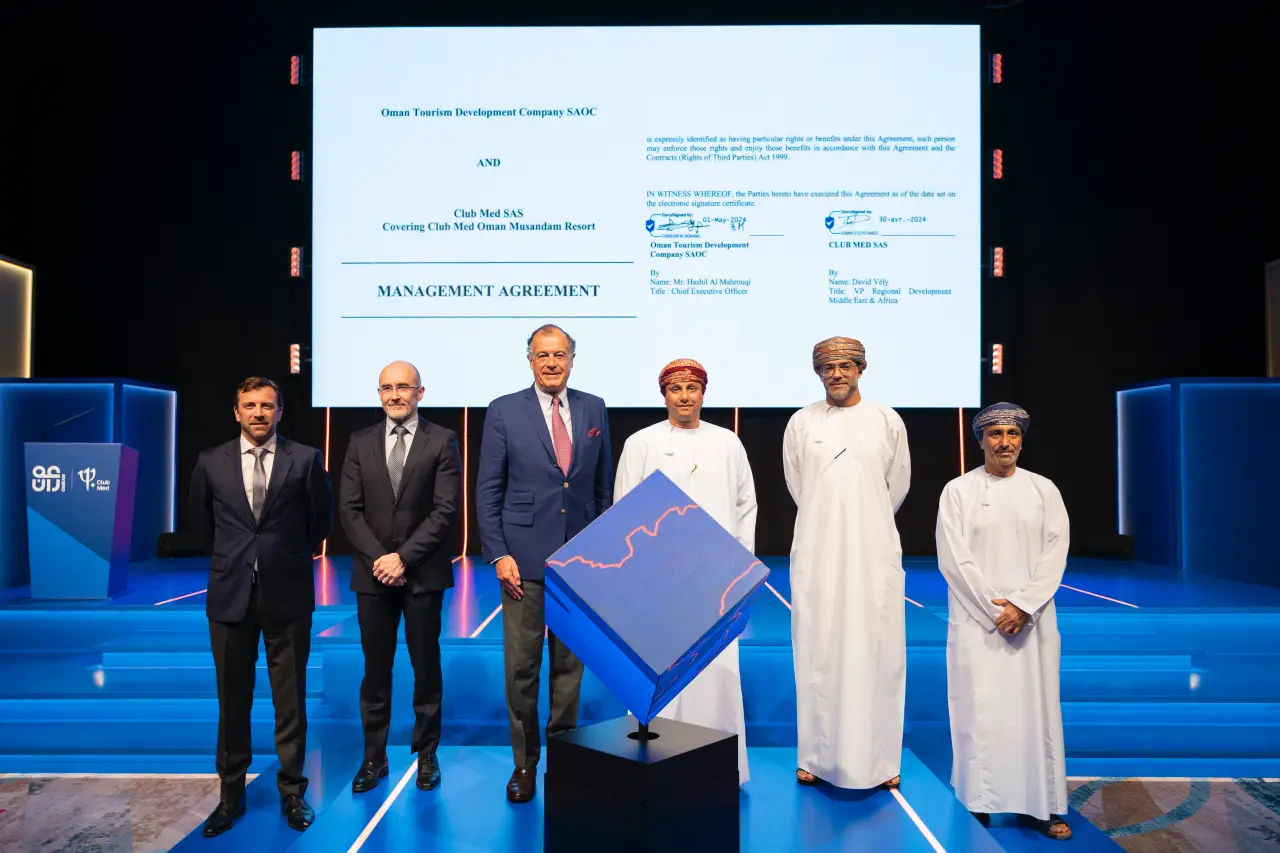 Signing ceremony for Club Med Musandam in Oman