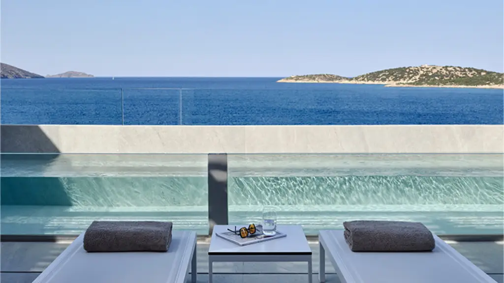 InterContinental Crete bedroom suite with plunge pool with sea view