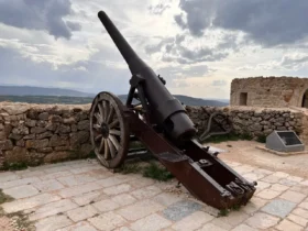 Morella castle cannon