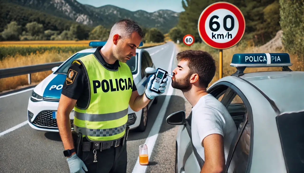 Zero Tolerance On Tap: Spain Tightens Alcohol Limits For Drivers 15 Spanish police officer alcohol check