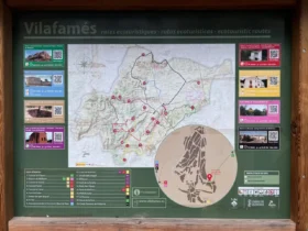Vilafames tour map