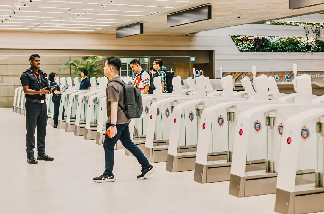 Changi Airport immigraiton clearance