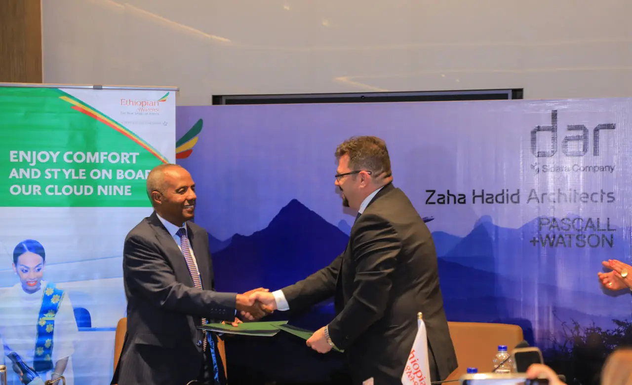 Ethiopia To Build Africa’s Largest Mega Airport City 2 Ethiopian Mega Airport City project signing