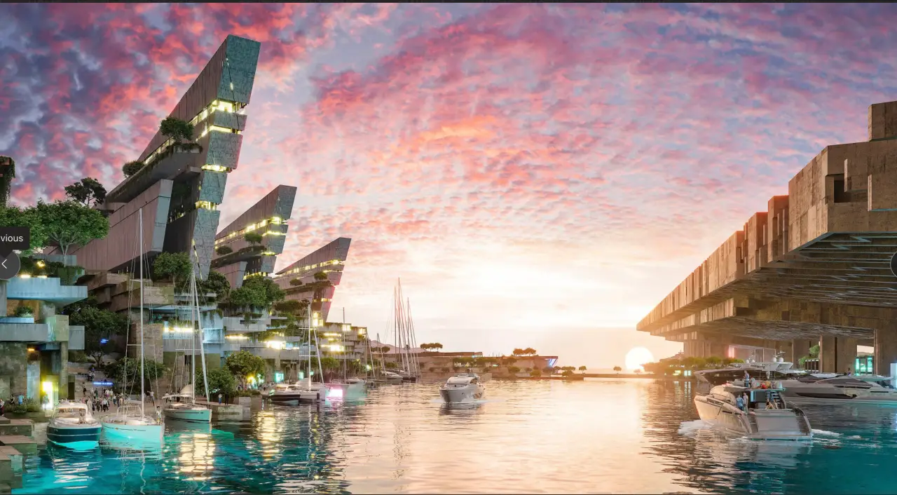 park hyatt jaumur andaz jaumur marina neom rendering