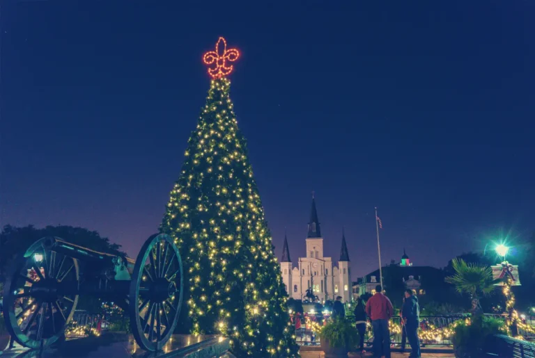 christmas tree jackson square new orleans