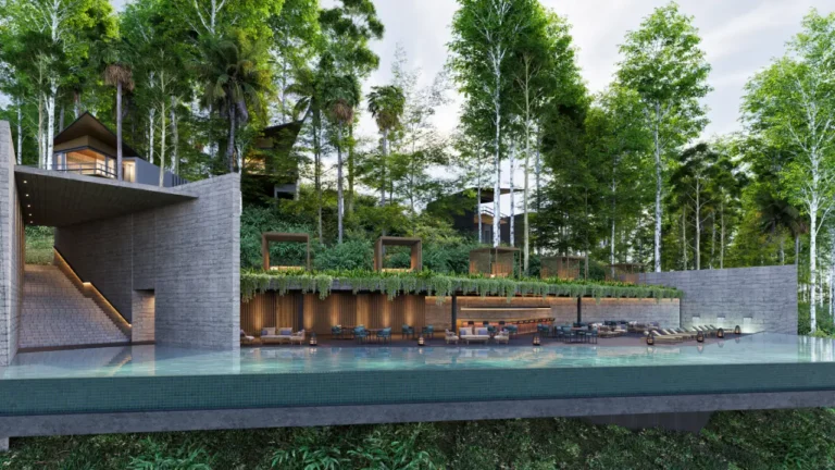 Luxury Travel 31 Infinity pool surrounded by lush greenery at Devarana Sakleshpur, Karnataka – A Dusit Hotels retreat.