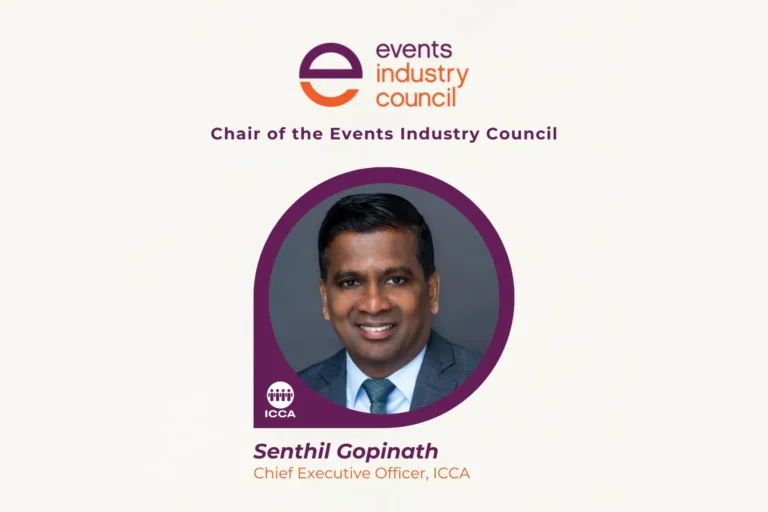 ICCA CEO Senthil Gopinath Appointed Chair of Events Industry Council