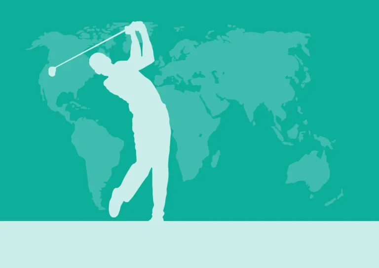 global golf swing world map