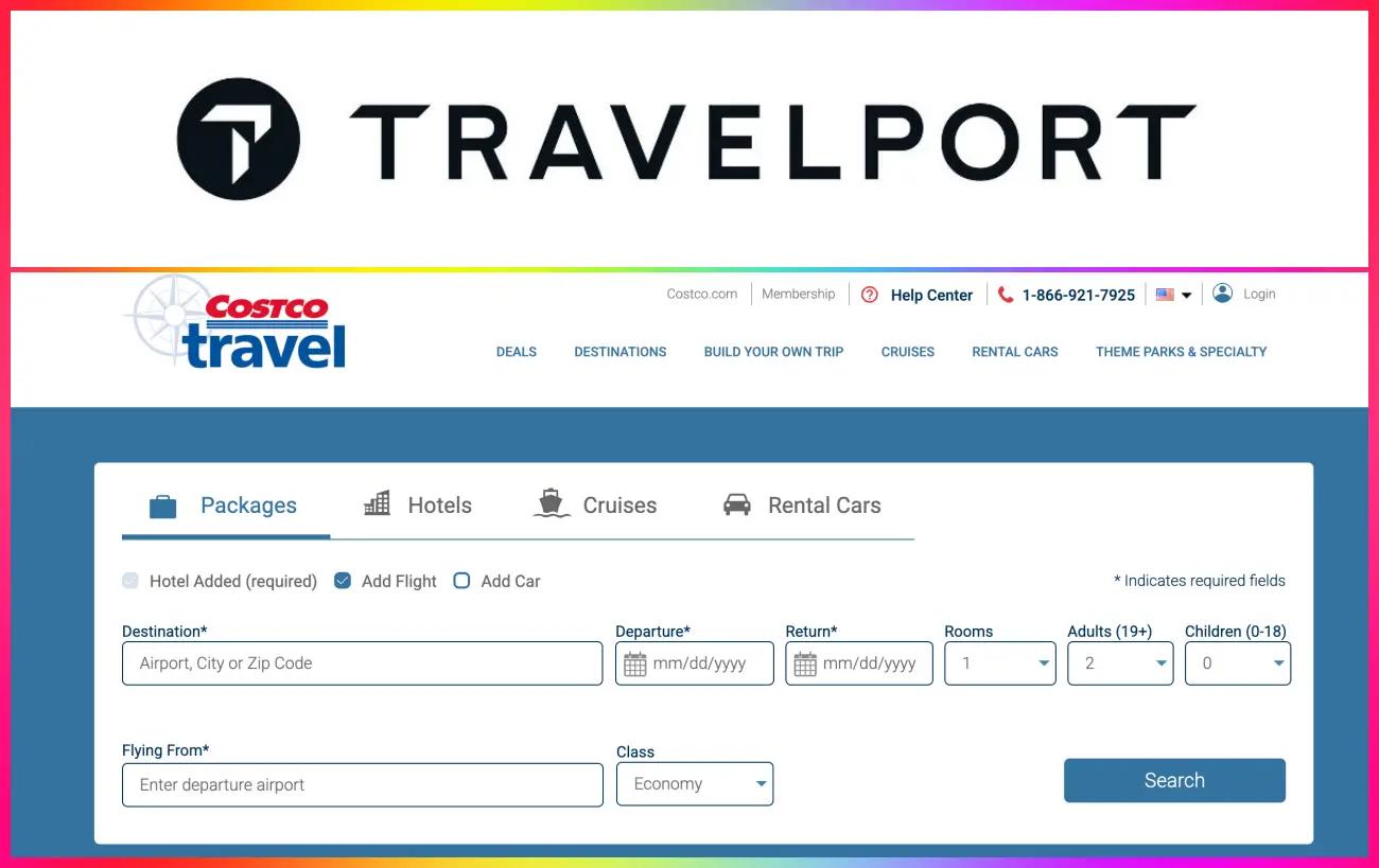 Travelport and Costco Travel partnership