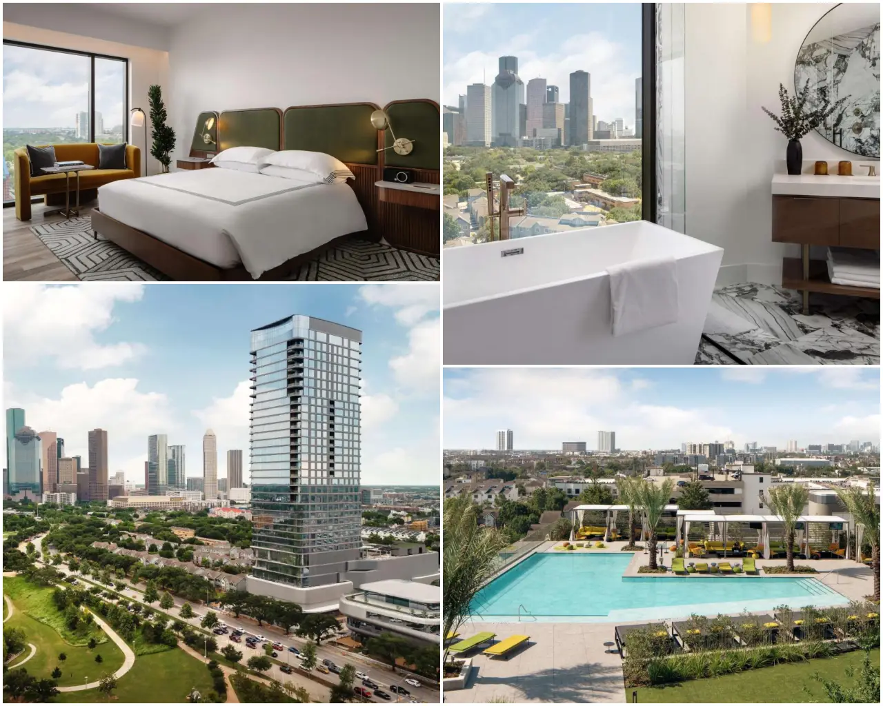 New Texas hotel with skyline views and rooftop pool