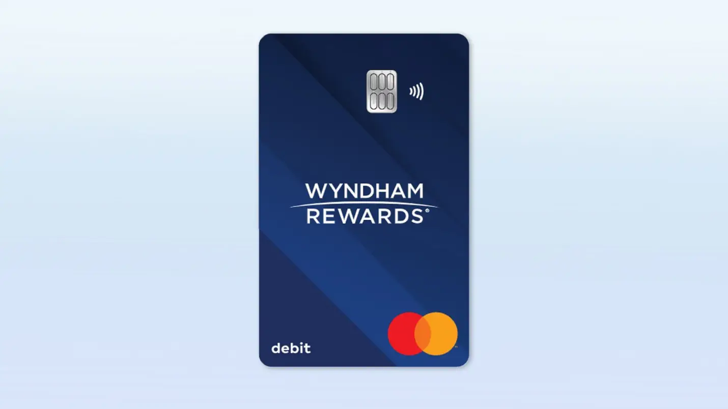 Wyndham Rewards Launches U.s. Debit Card 2 Wyndham Rewards Debit Card, a blue Mastercard-branded debit card offering travel rewards, hotel discounts, and loyalty benefits for everyday spending.
