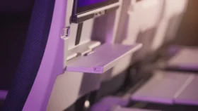 air nz Unexpected stowage options in Economy