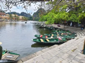 2a. Boats by the river