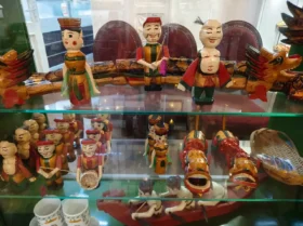 My Favourite Things To Do In Hanoi 4 2b. Puppets in display case Hanoi