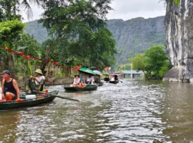 3b. Tourists along the river