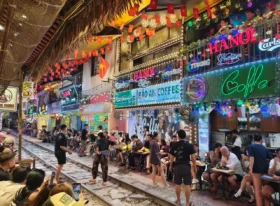 My Favourite Things To Do In Hanoi 11 3d. Staff removing chairs Hanoi