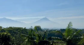 2b. Day time shot of Mount Merapi