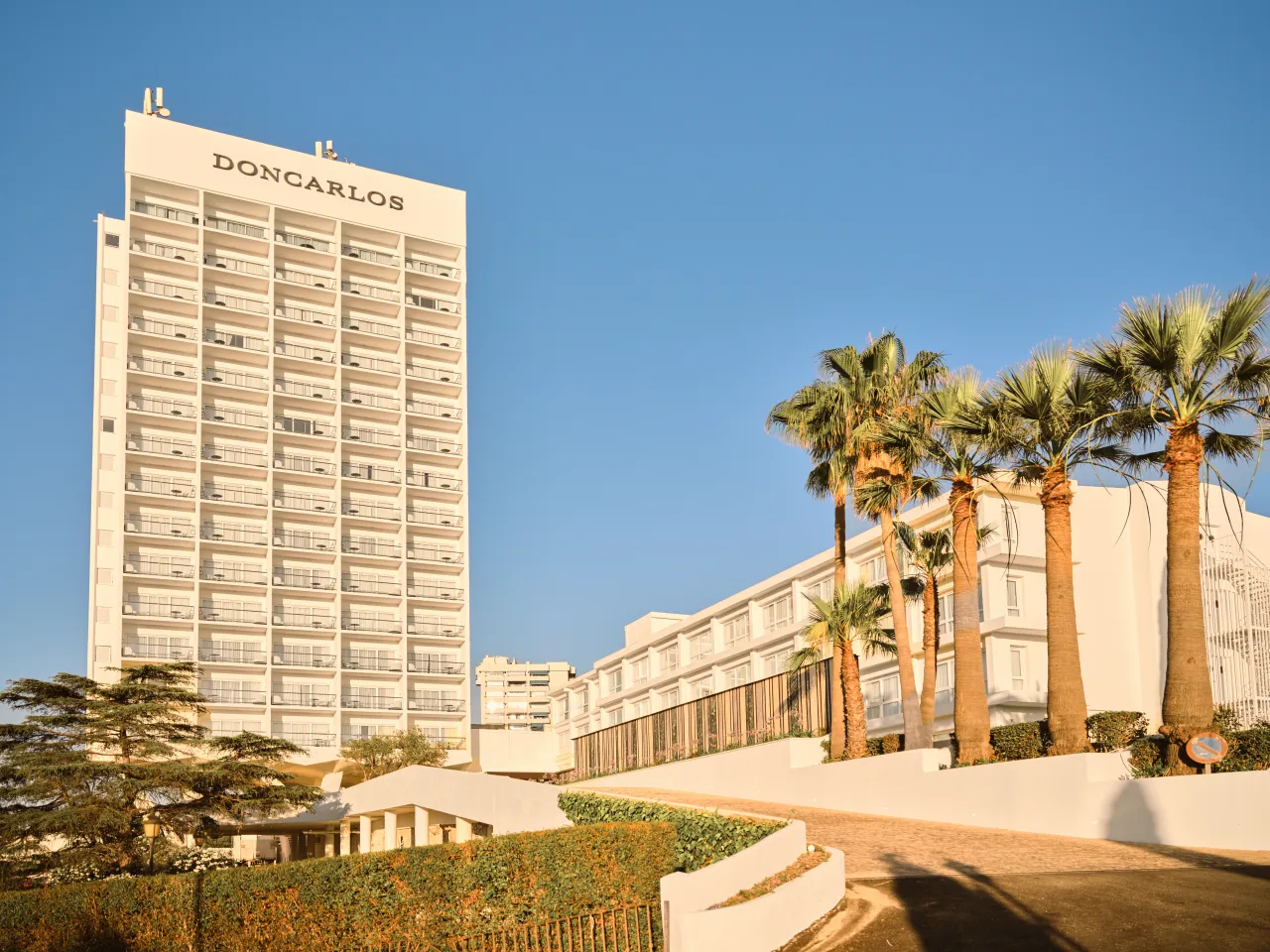 Exterior view of the renovated Don Carlos Marbella hotel
