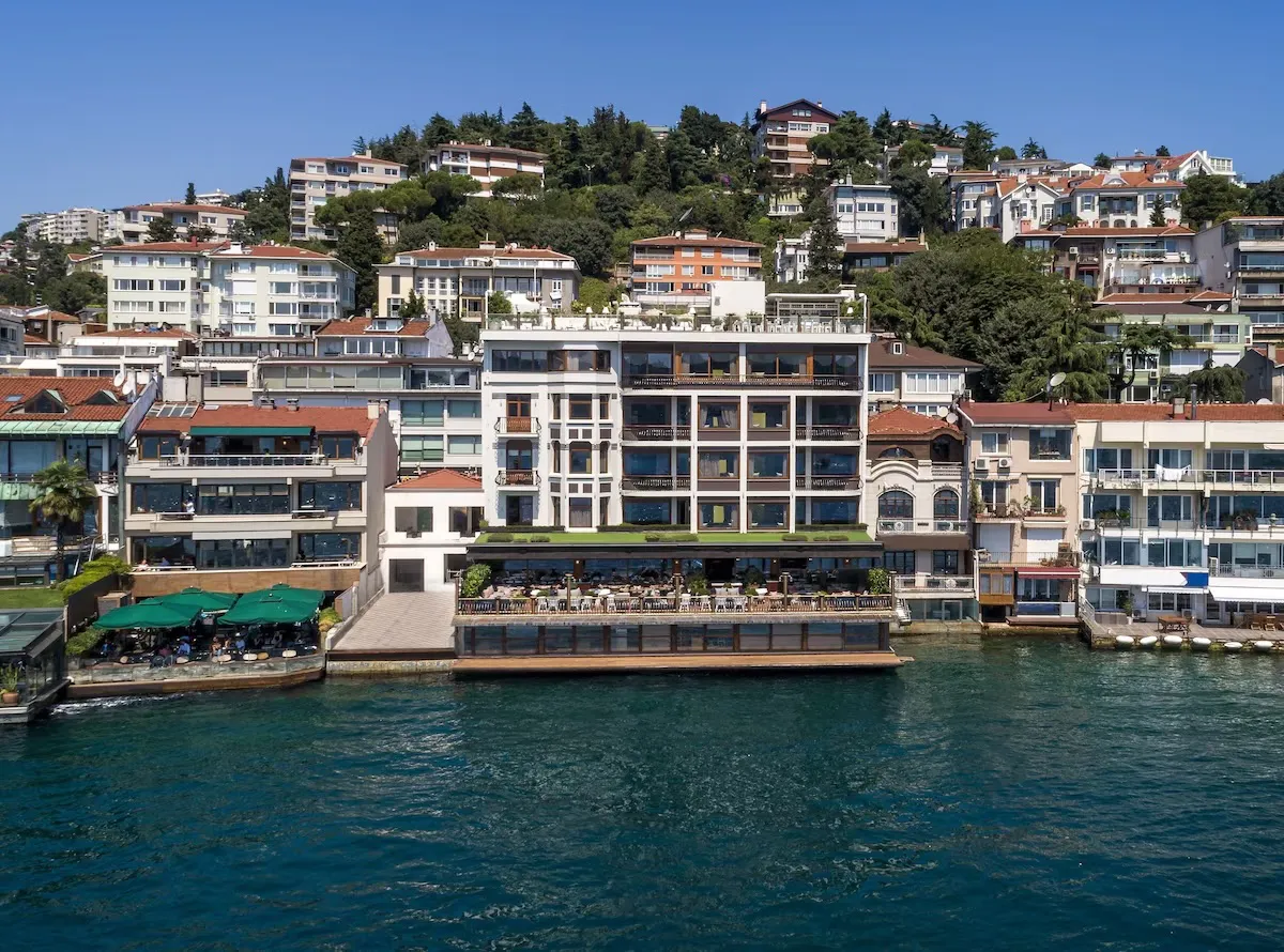 Bosphorus Luxury Hotels Face Demolition For Illegal Construction In Istanbul 3 Bebek Hotel on the Bosphorus waterfront in Istanbul with surrounding historic buildings and hillside residences