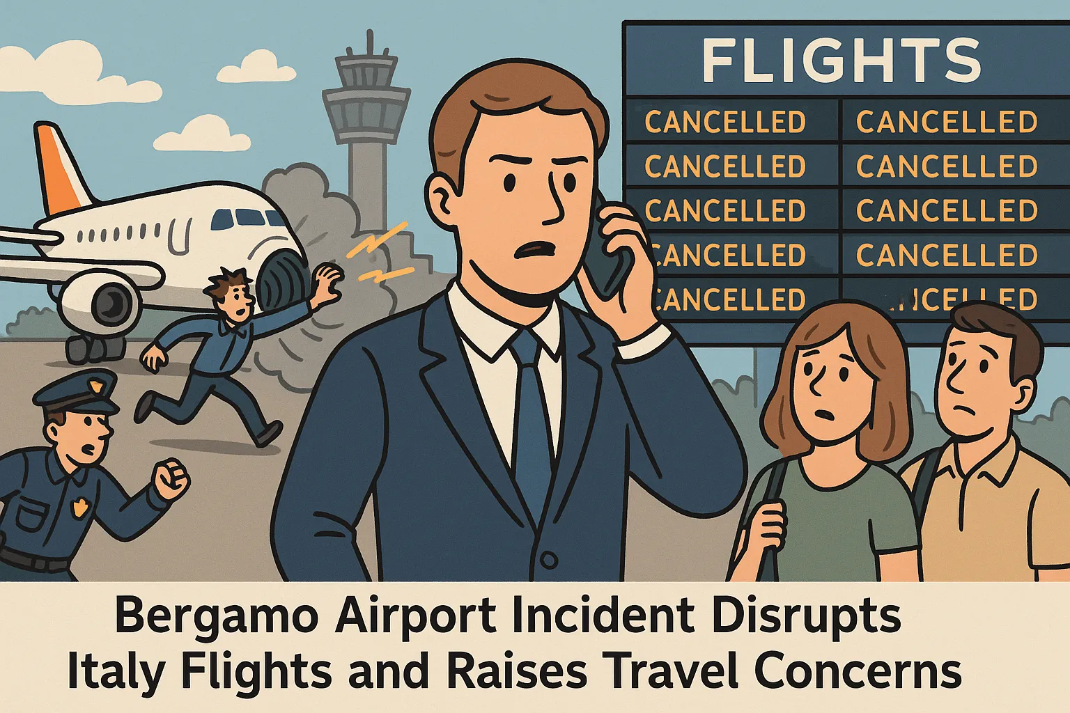 Bergamo Airport Incident Disrupts Italy Flights and Raises Travel Concerns