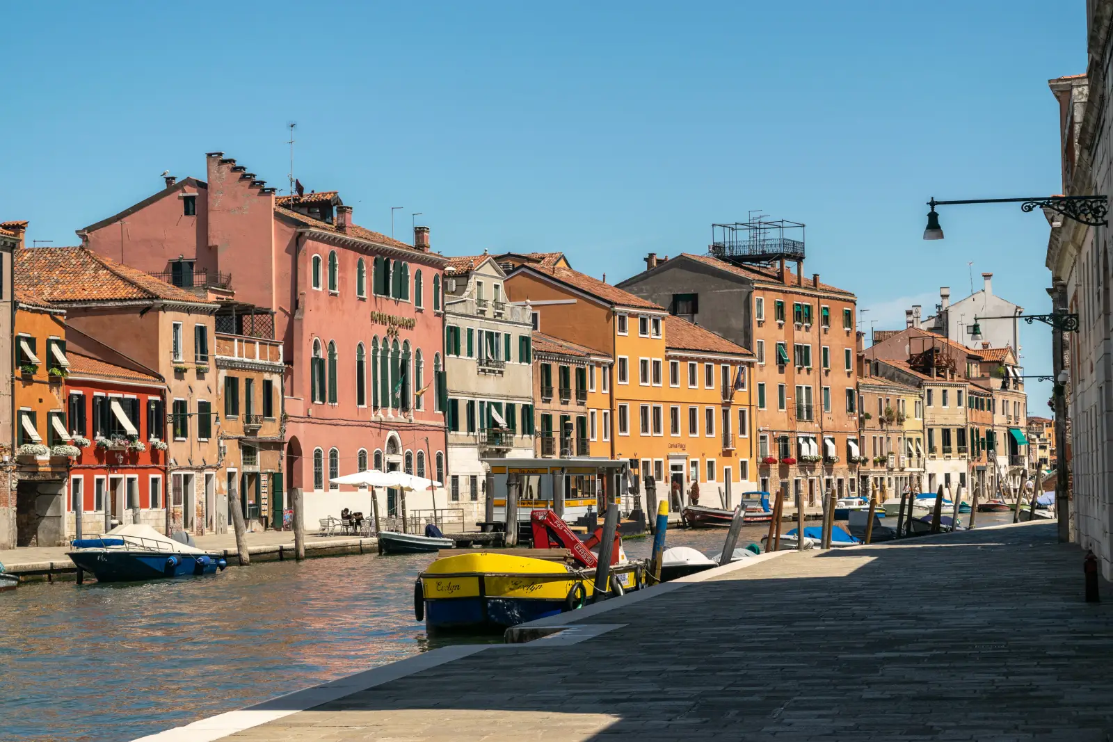 Jewish Tourists Reportedly Attacked In Separate Antisemitic Incidents In Venice 17 Colorful Venetian houses along a canal in the historic Jewish Quarter of Venice.