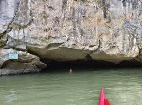 6a. Entrance of cave