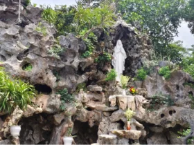 Vietnam’s Stone Cathedral – A Masterpiece Of Stone And Faith 10 8a exterior of Virgin Mary worship area
