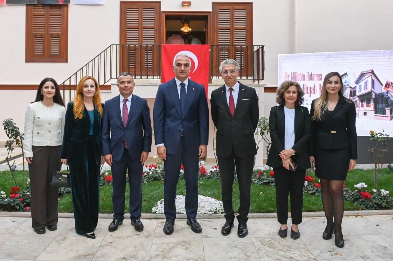 Where Ataturk’s Story Began — Now Beautifully Restored 3 Turkish and Greek officials stand together at the reopening ceremony of the restored Ataturk House in Thessaloniki, Greece.