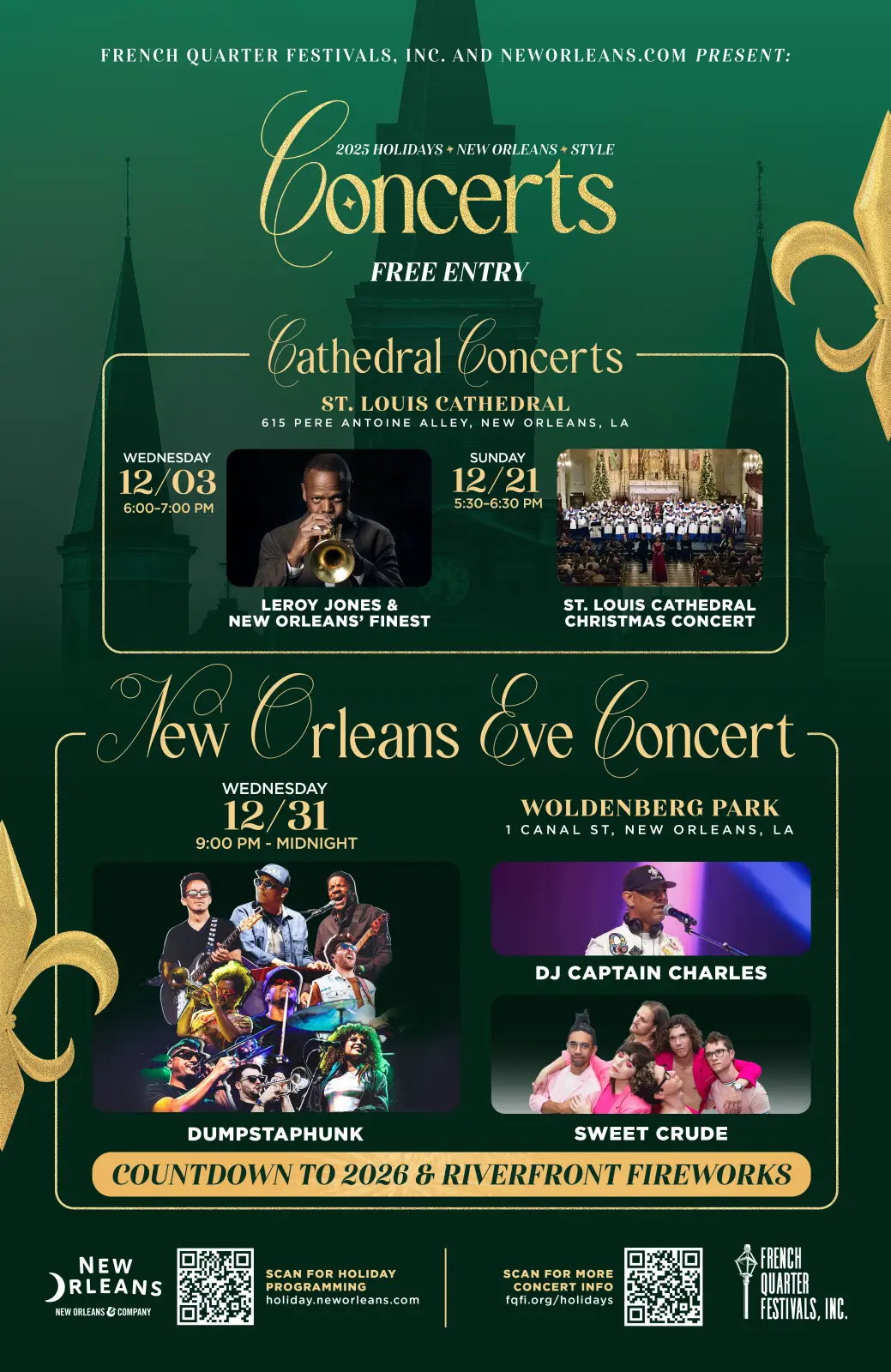 New Orleans Events December 2026 5 New Orleans rings in 2026 with a free riverfront New Year's ...