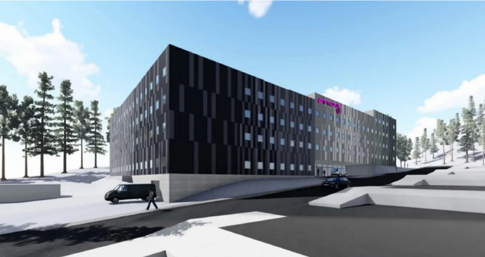 3. Niseko Moxy exterior