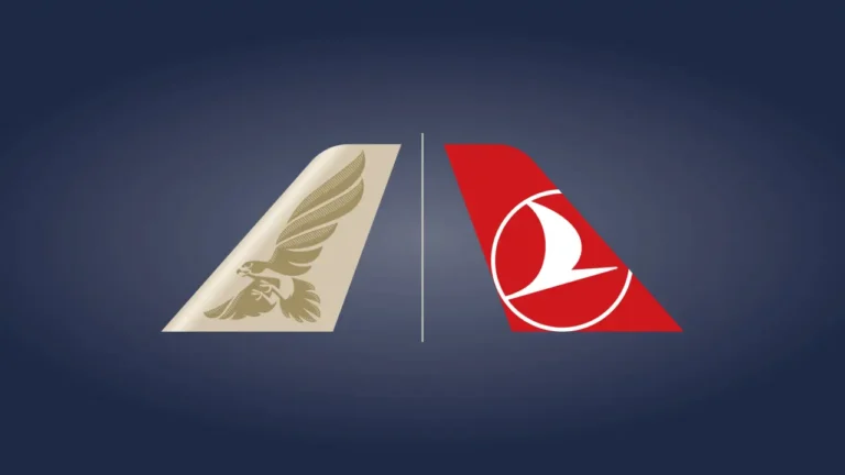 News From Turkey - Türkiye 29 Gulf Air and Turkish Airlines tail logos displayed side by side symbolising codeshare partnership