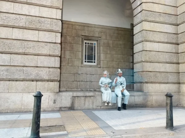 A Nostalgic Tour Of A Bygone Colonial Era In Penang’s Unesco World Heritage Site 6 3b. Wedding couple at Stanchart building