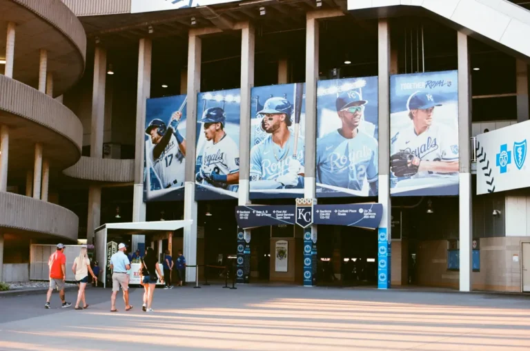 kauffman stadium royals fans entrance shutterstock